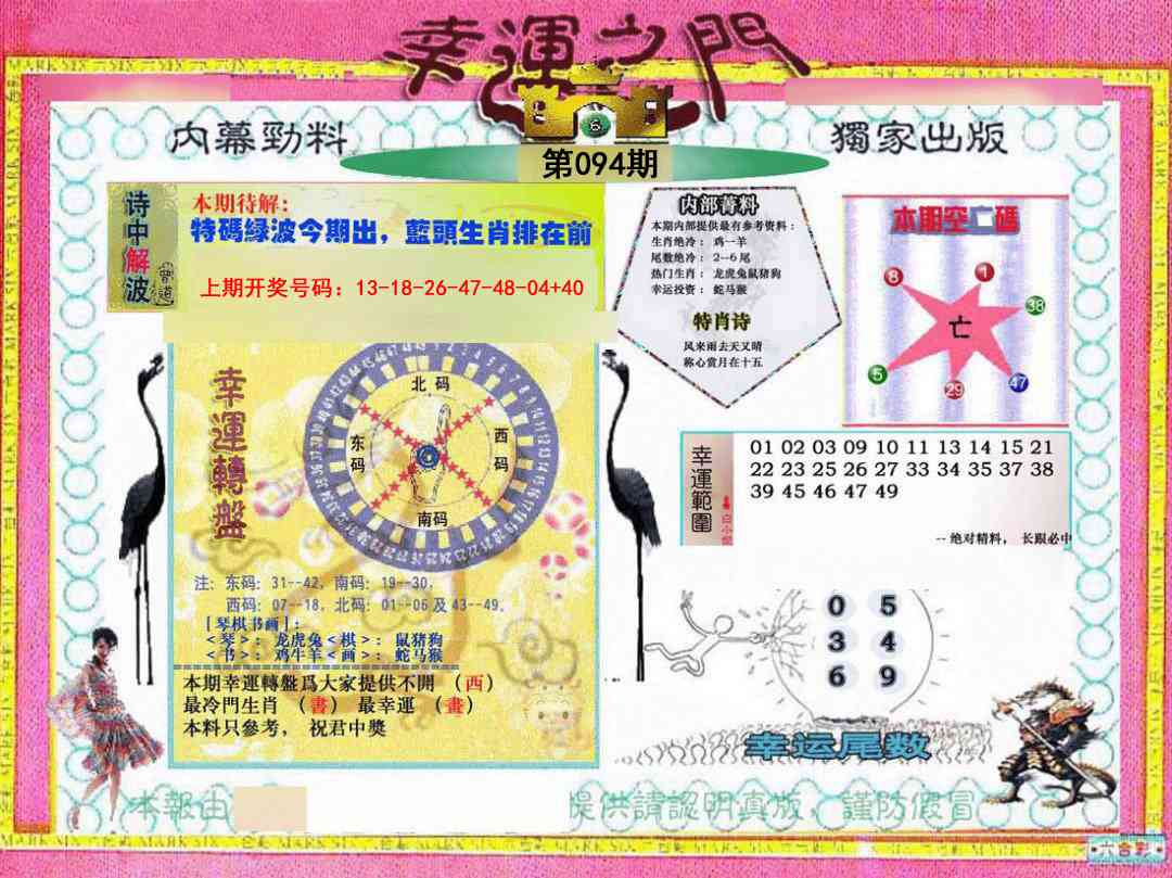 094期幸运之门[图]
